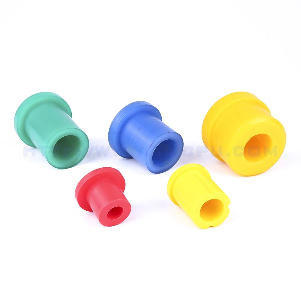 Customize Polyurethane HDPE Silicone Rubber Bushing, Flange Sleeve Bushing